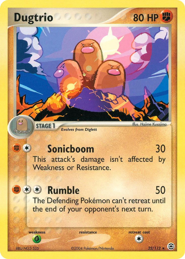 Dugtrio #022 FireRed & LeafGreen (EN)