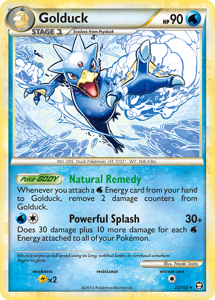 Golduck #022 Triumphant (EN)