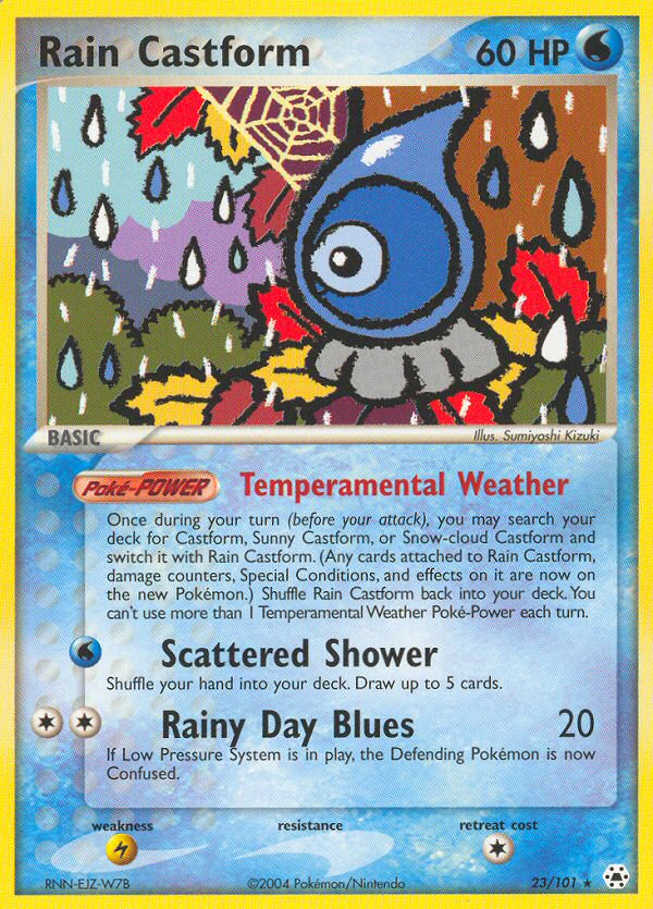 Rain Castform #023 Hidden Legends (EN)