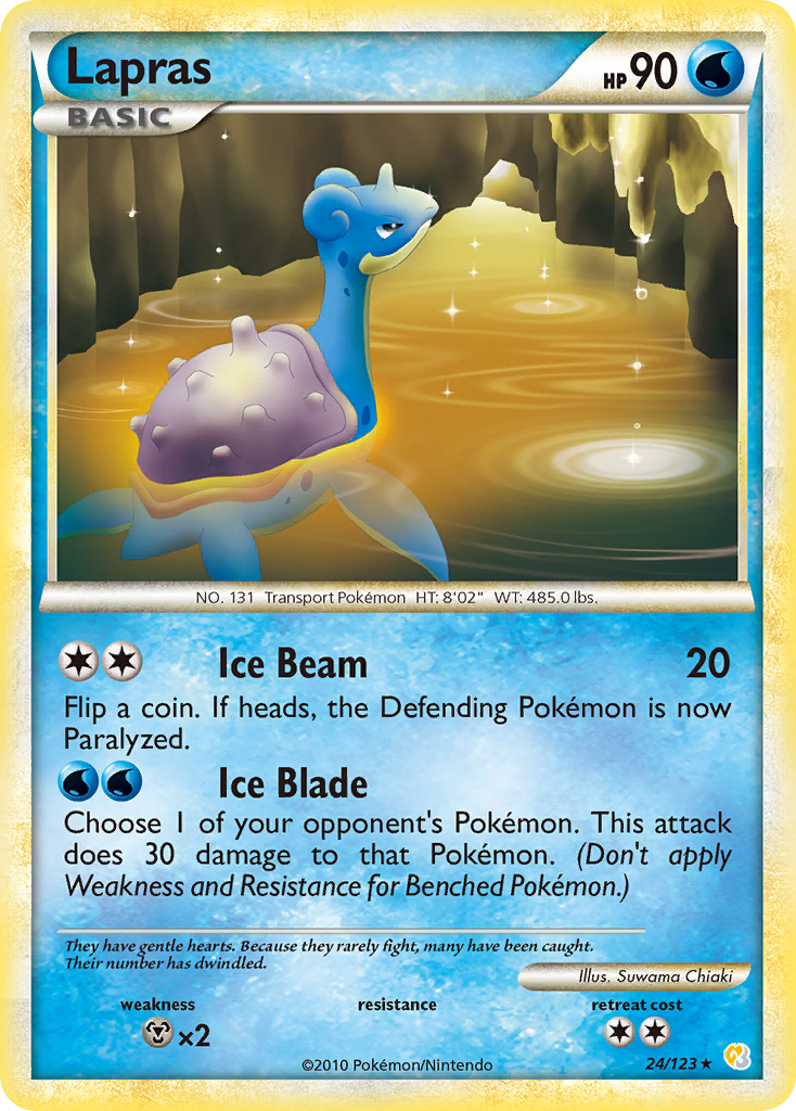 Lapras #024 HeartGold & SoulSilver (EN)