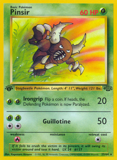 Pinsir #025 Jungle 1st Ed (ES)
