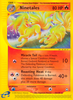 Ninetales #025 Aquapolis (EN)