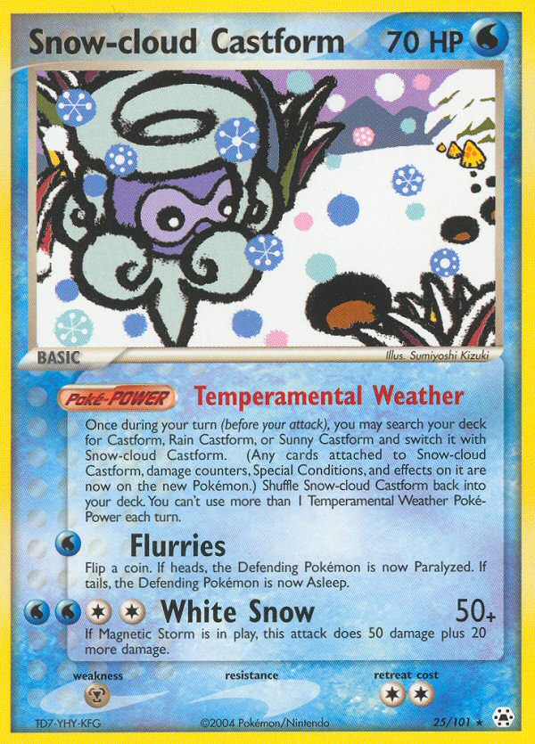 Snow-cloud Castform #025 Hidden Legends (EN)