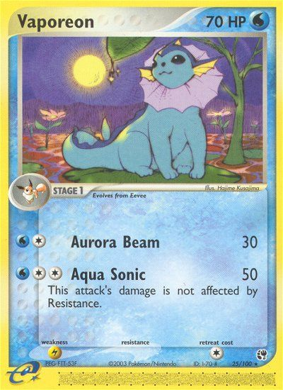 Vaporeon #025 Sandstorm (EN)
