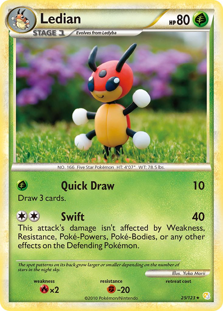 Ledian #025 HeartGold & SoulSilver (EN)
