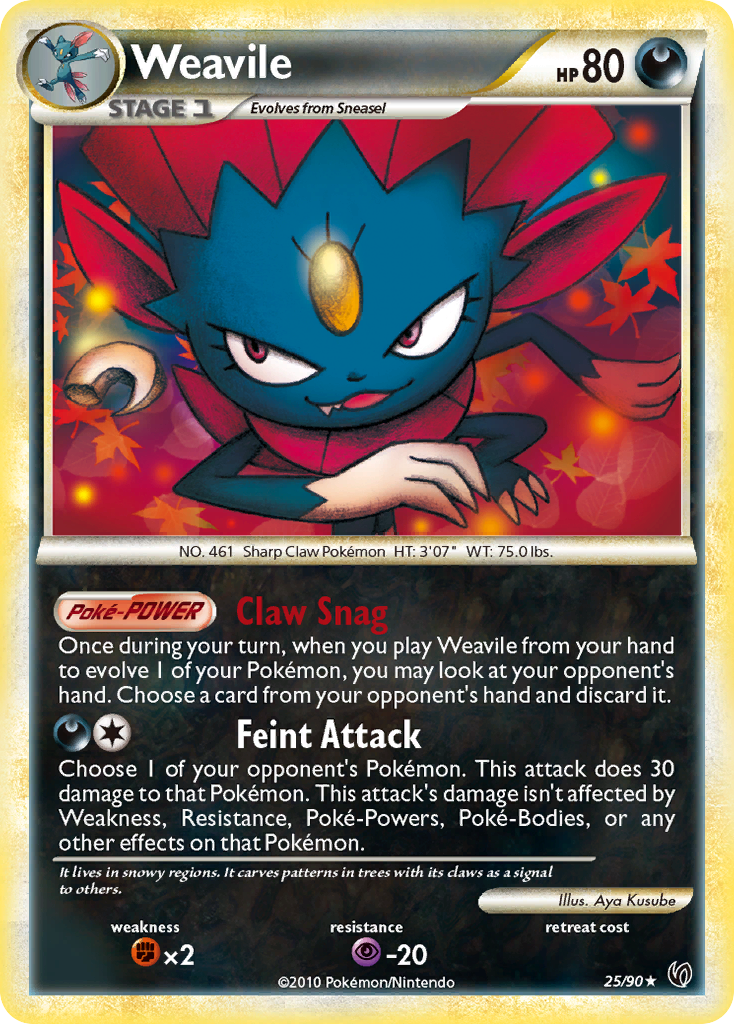 Weavile #025 Undaunted (EN)
