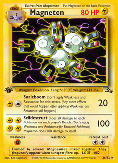 Magneton #026 Fossil 1st Ed (ES)