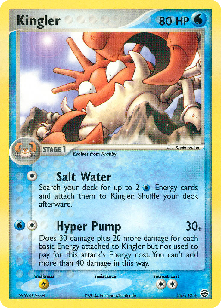 Kingler #026 FireRed & LeafGreen (EN)