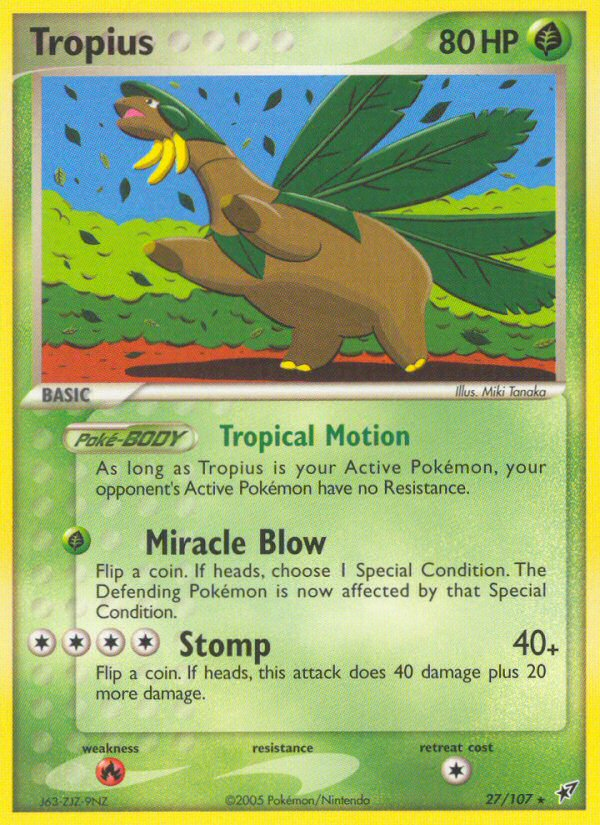 Tropius #027 Deoxys (EN)