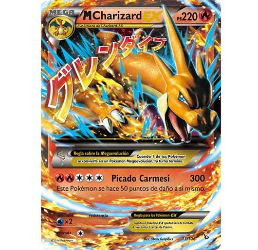 M Charizard EX #013 Evolutions (ES)