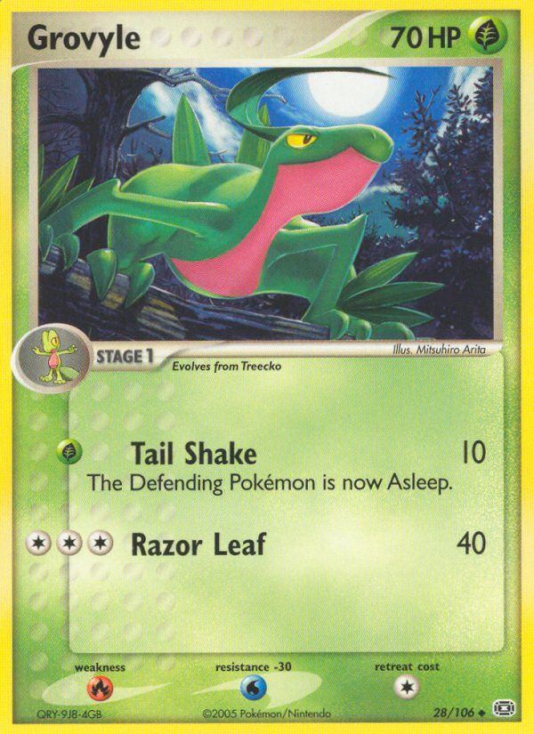 Grovyle #028 Emerald (EN)