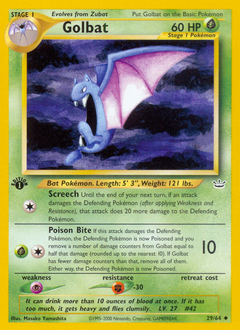 Golbat #029 Neo Revelation 1st Ed (EN)
