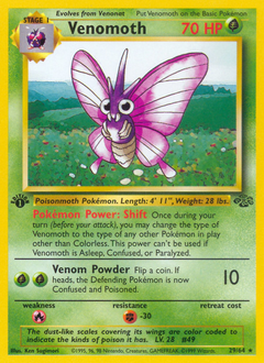 Venomoth #029 Jungle 1st Ed (ES)
