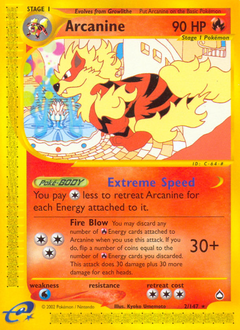 Arcanine #002 Aquapolis (EN)