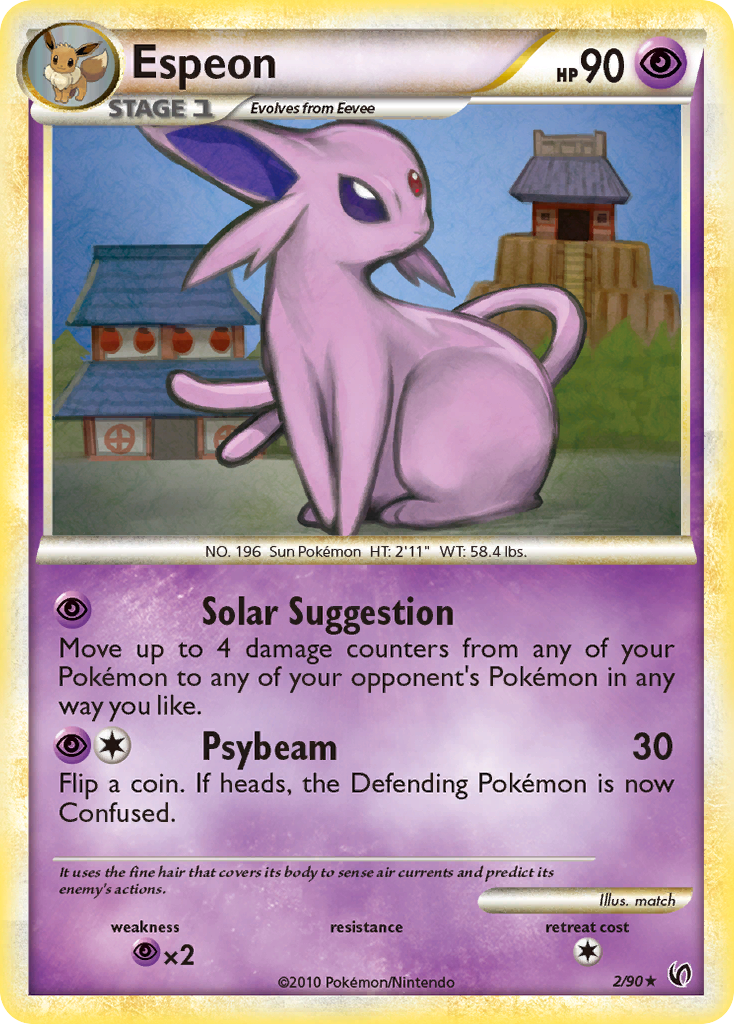 Espeon #002 Undaunted (EN)