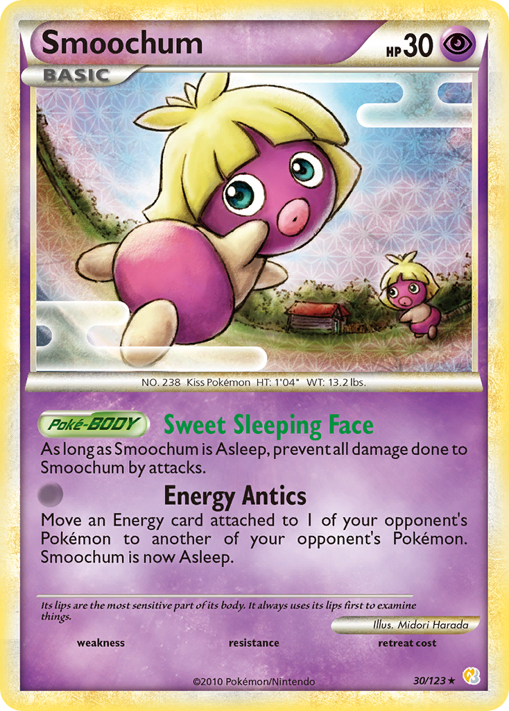 Smoochum #030 HeartGold & SoulSilver (EN)