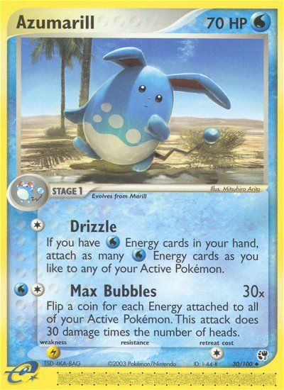 Azumarill #030 Sandstorm (EN)