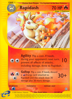 Rapidash #031 Aquapolis (EN)