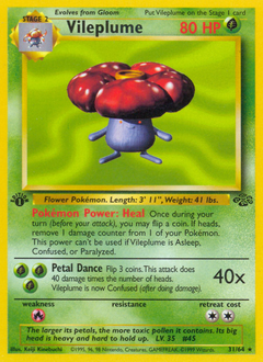 Vileplume #031 Jungle 1st Ed (ES)