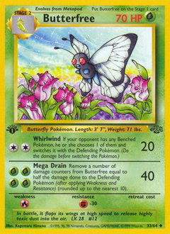 Butterfree #033 Jungle 1st Ed (ES)