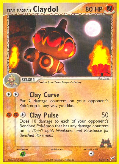 Team Magma's Claydol #033 Team Magma vs Team Aqua (EN)