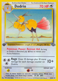 Dodrio #034 Jungle 1st Ed (ES)