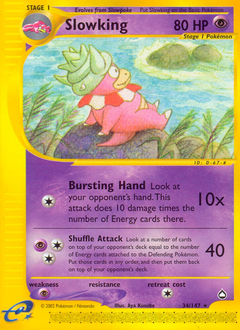 Slowking #034 Aquapolis (EN)