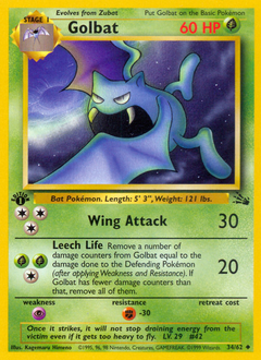 Golbat #034 Fossil 1st Ed (ES)