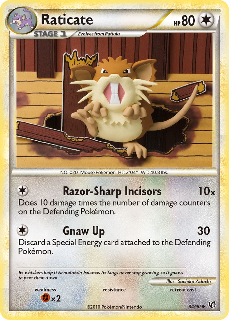 Raticate #034 Undaunted (EN)