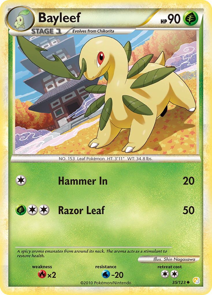 Bayleef #035 HeartGold & SoulSilver (EN)