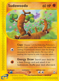 Sudowoodo #036 Aquapolis (EN)