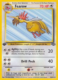 Fearow #036 Jungle 1st Ed (ES)
