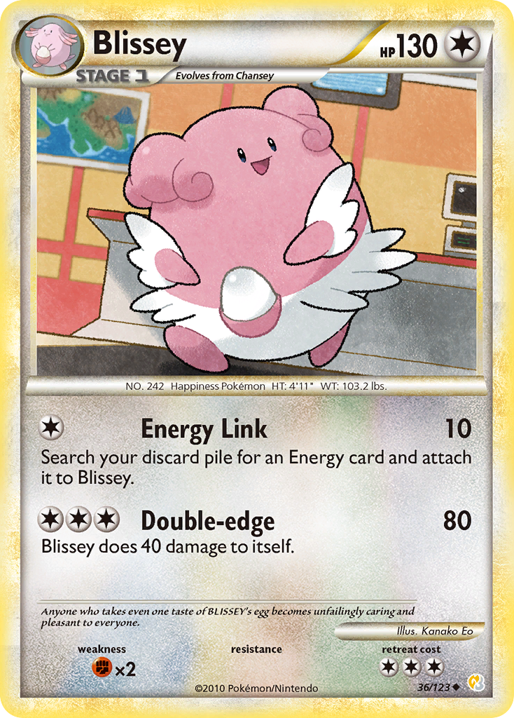 Blissey #036 HeartGold & SoulSilver (EN)