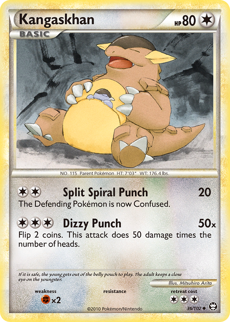 Kangaskhan #036 Triumphant (EN)