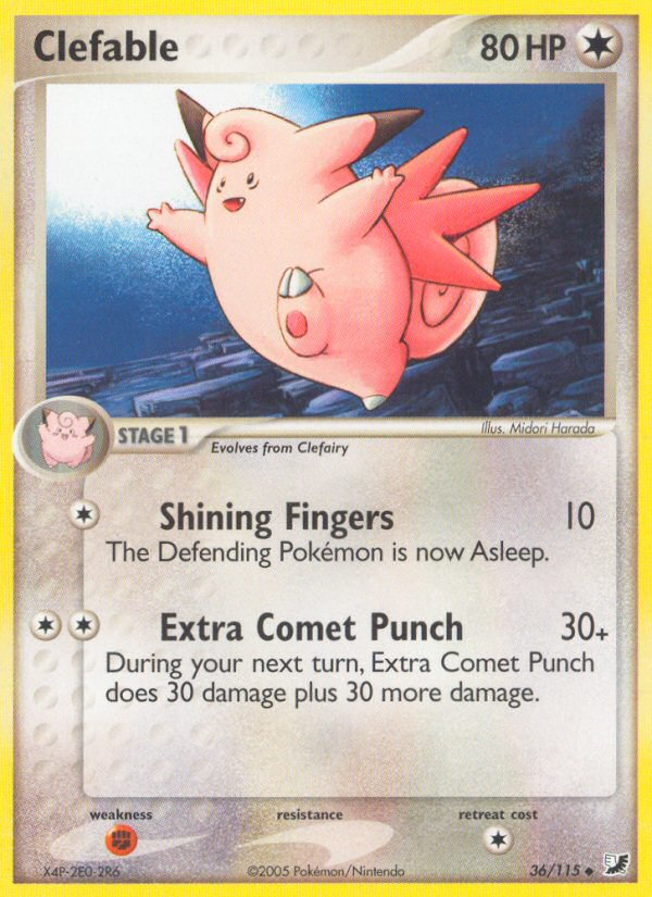Clefable #036 Unseen Forces (EN)
