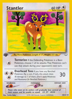 Stantler #038 Neo Revelation 1st Ed (EN)