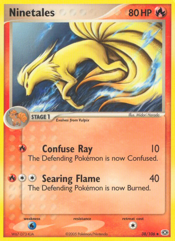 Ninetales #038 Emerald (EN)