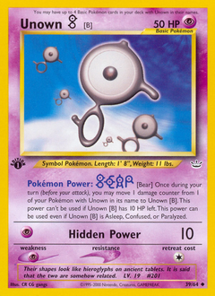 Unown B #039 Neo Revelation 1st Ed (EN)