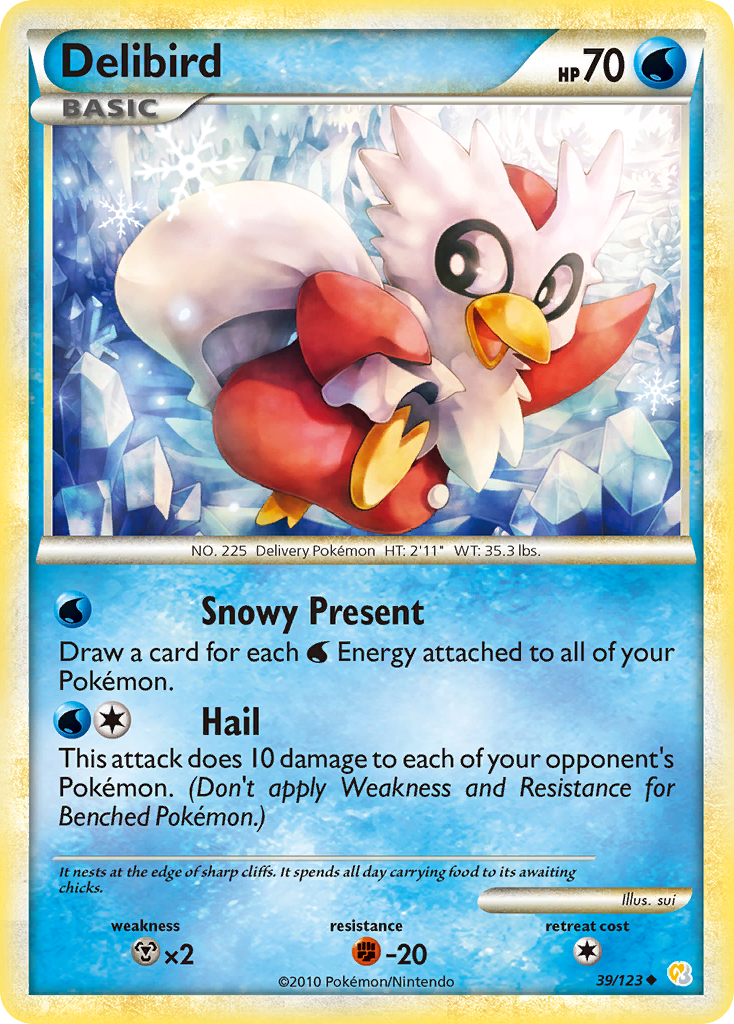 Delibird #039 HeartGold & SoulSilver (EN)