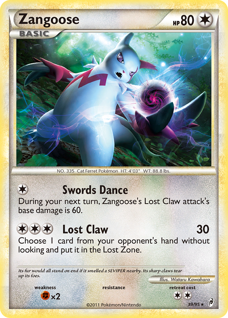 Zangoose #039 Call Of Legends (EN)