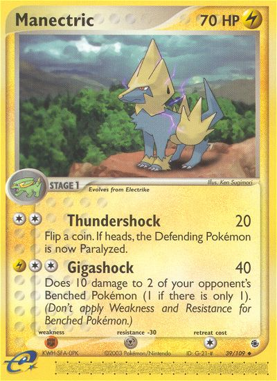 Manectric #039 Ruby & Sapphire (EN)