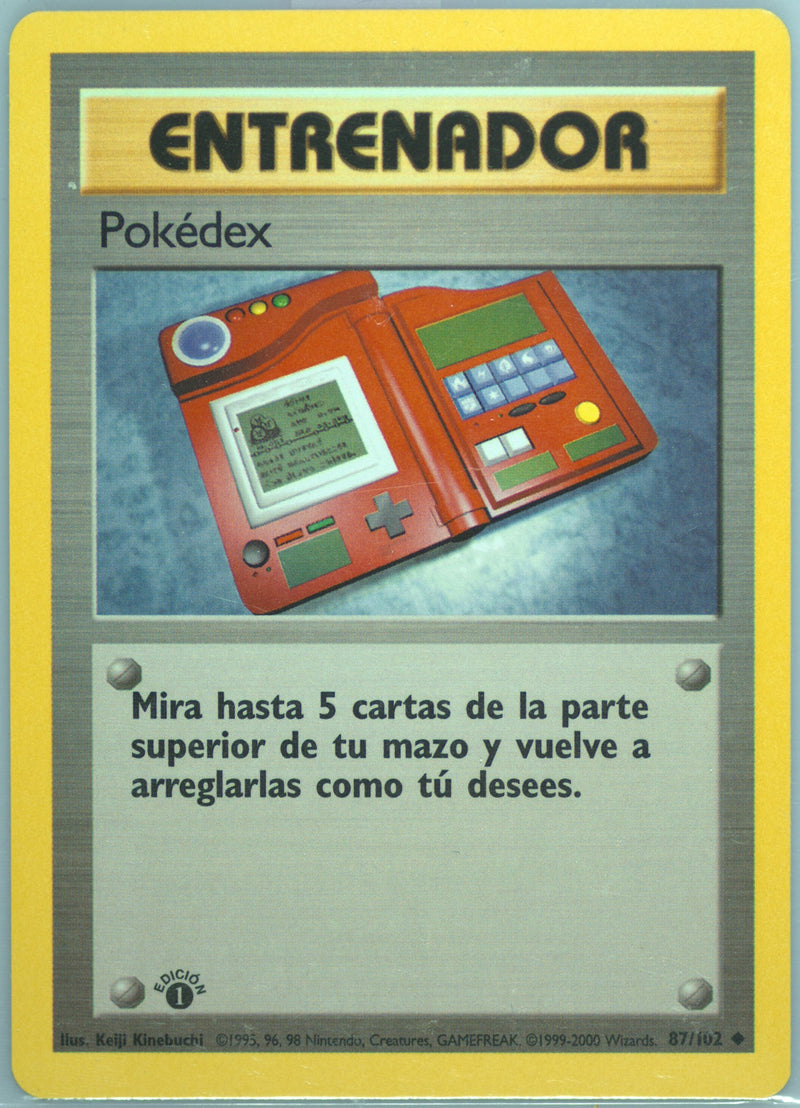 Pokédex #087 Base Set 1st Ed (ES)