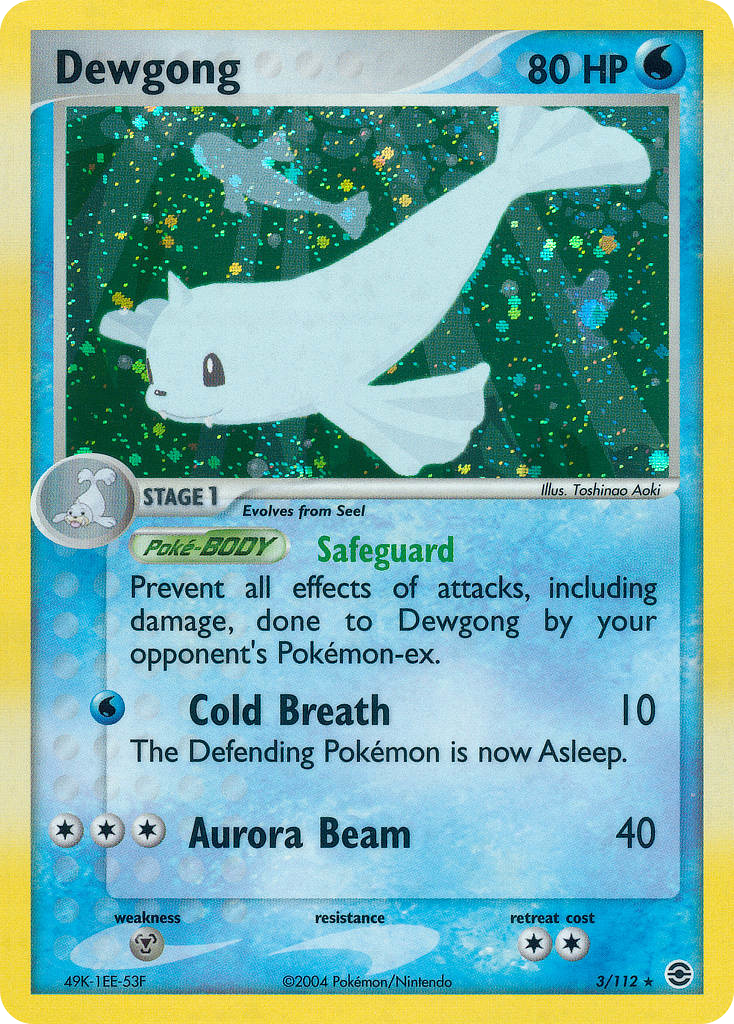 Dewgong #003 FireRed & LeafGreen (EN)