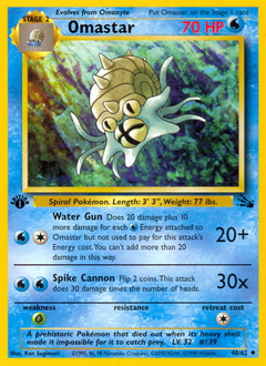 Omastar #040 Fossil 1st Ed (ES)