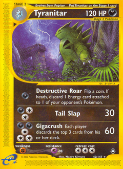 Tyranitar #040 Aquapolis (EN)