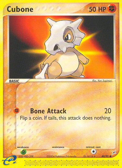 Cubone #040 Team Magma vs Team Aqua (EN)