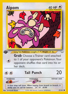Aipom #041 Neo Revelation 1st Ed (EN)