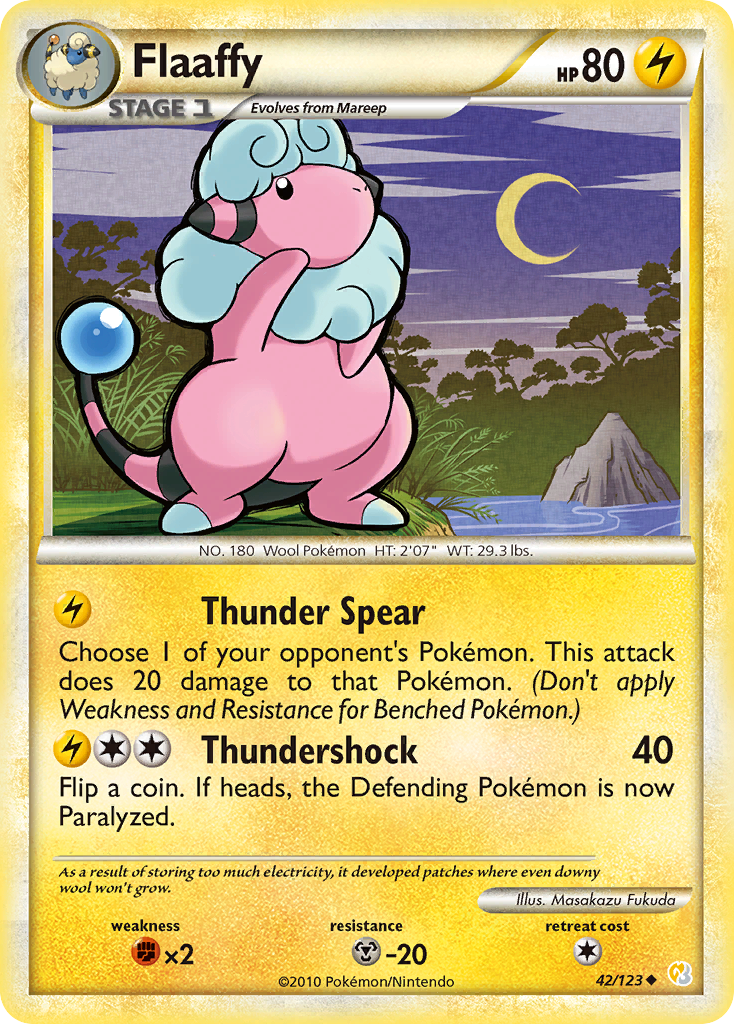 Flaaffy #042 HeartGold & SoulSilver (EN)