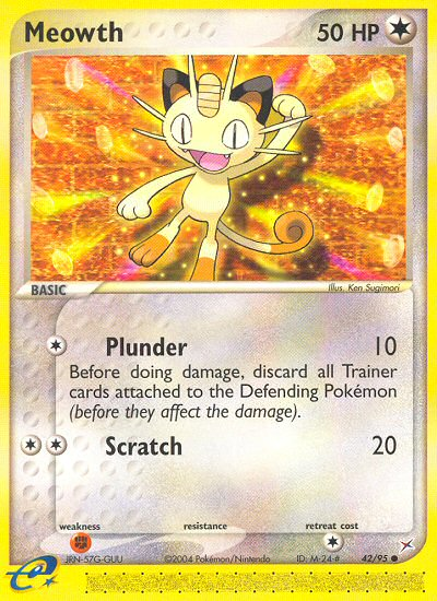 Meowth #042 Team Magma vs Team Aqua (EN)