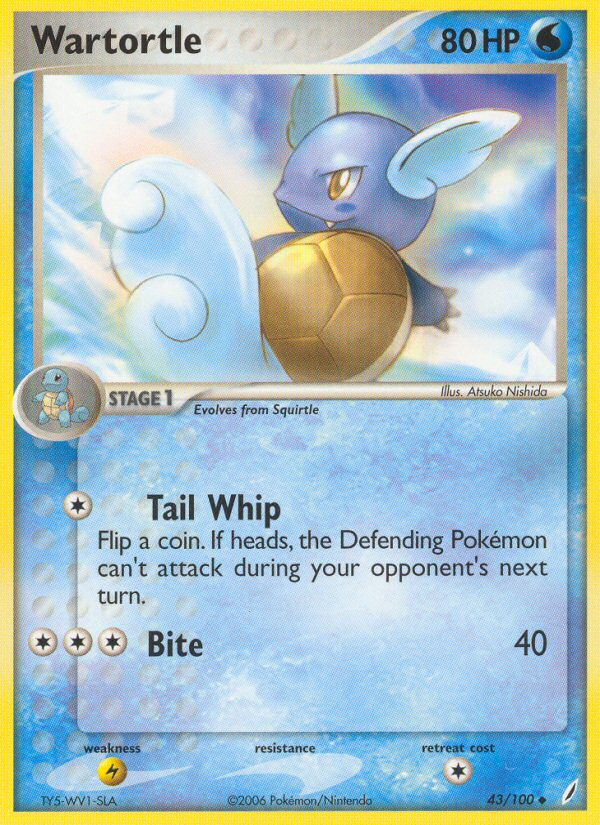 Wartortle #043 Crystal Guardians (EN)